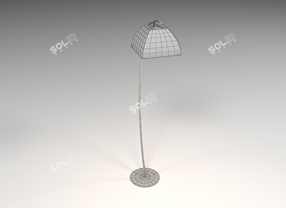 Title: Elegant Aladino Floor Lamp 3D model image 6