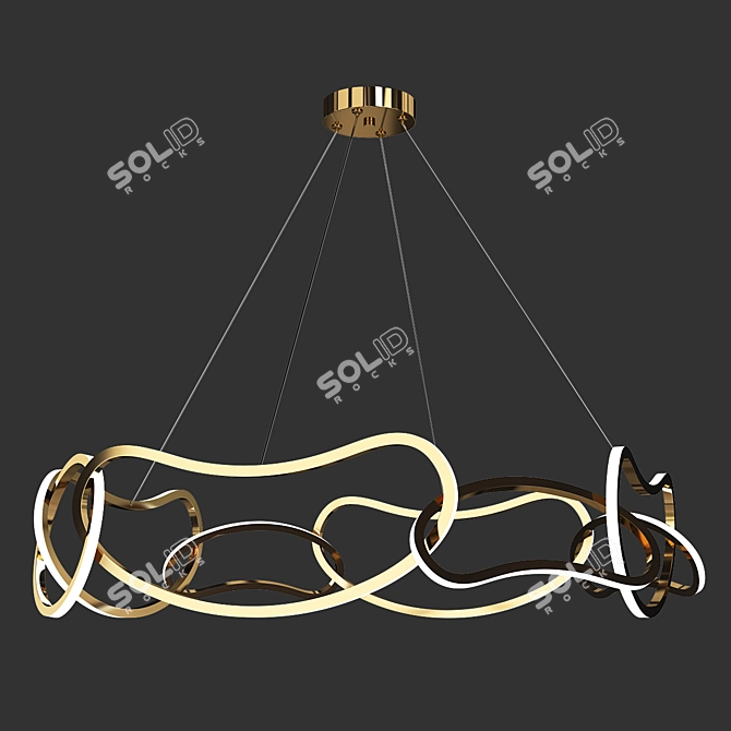 Elegant OTEA_CH Design Lamp 3D model image 1