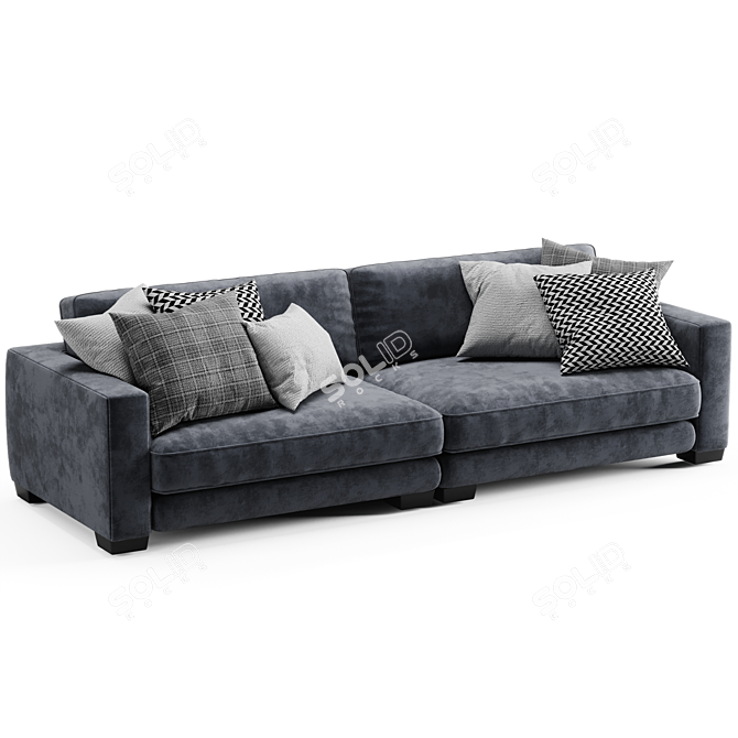 Modern Enzo Sofa: Sleek Design, 2015 Version 3D model image 4