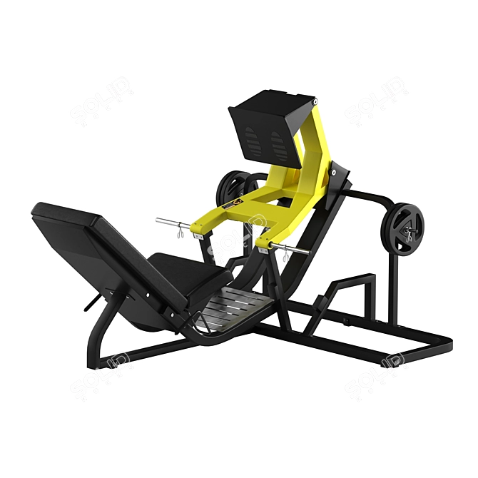 FitFlex Gym Equipment 3D model image 3