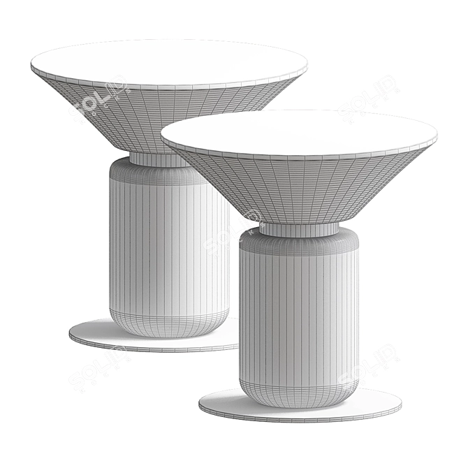 Aurora Coffee & Side Table: Sleek and Stylish 3D model image 2