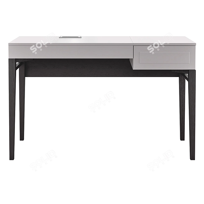 MOD Interiors MARBELLA Writing Desk - Sleek and Sophisticated Design 3D model image 2