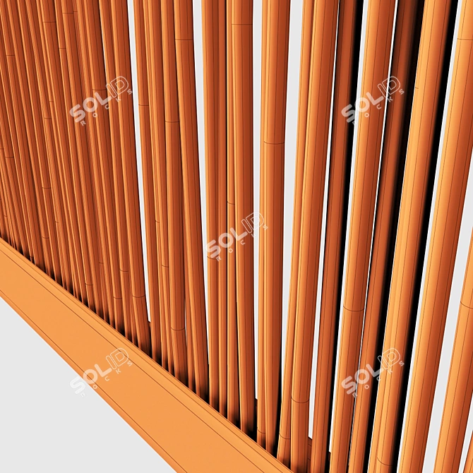 Elegant Branches Screen No. 5 3D model image 7