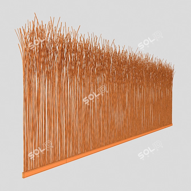 Elegant Branches Screen No. 5 3D model image 8