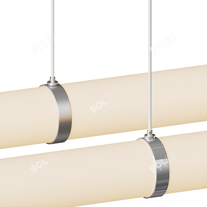 Veneto LED Linear Pendant Light by Huxe 3D model image 2