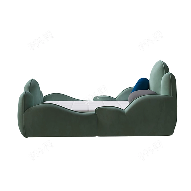 Luxury Dream Tristen Bed 3D model image 2