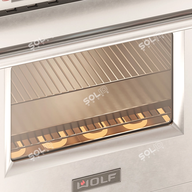 Wolf Oven 48" American Style 3D model image 4