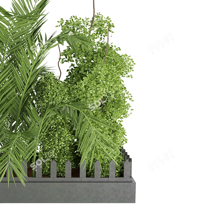 Vol 190 Plant Collection: High-Quality, Lightweight 3D model image 3