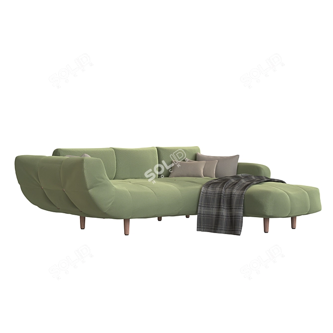 CozyModular Sofa 3D model image 2