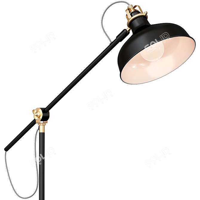 Ranarp Floor Reading Lamp 3D model image 3