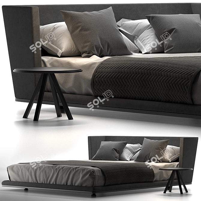 NOONU - Stylish and Versatile B&B Italia Sofa 3D model image 1