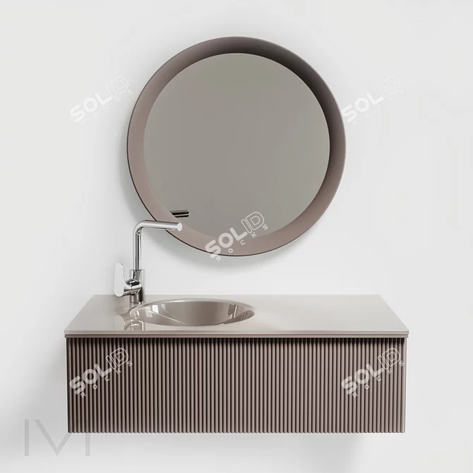 Elegant Bathroom Furniture - VIVOMOBILI 3D model image 4