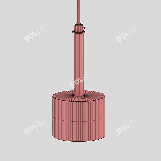 Modern LED Pendant Light: Lans 3D model image 5