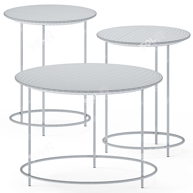 Casamilano Twist Coffee Tables 3D model image 2