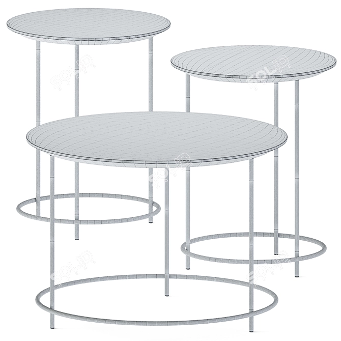 Casamilano Twist Coffee Tables 3D model image 4