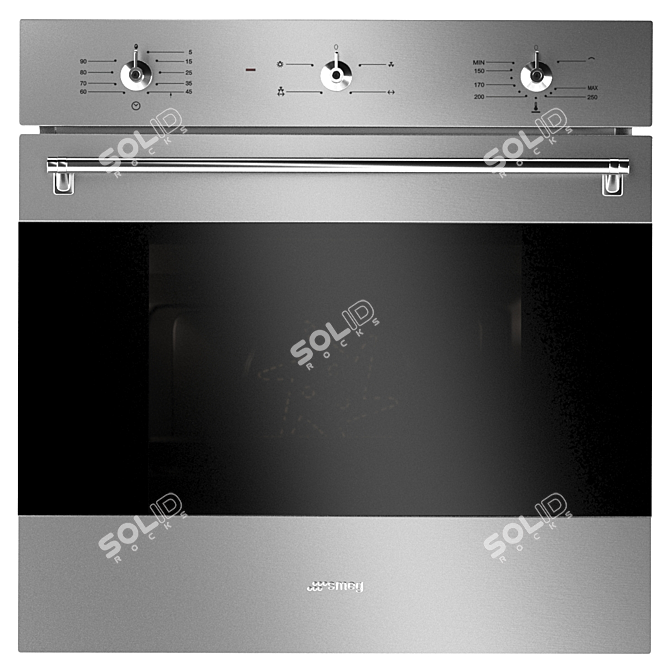 Smeg 4-Piece Kitchen Appliance Set 3D model image 3