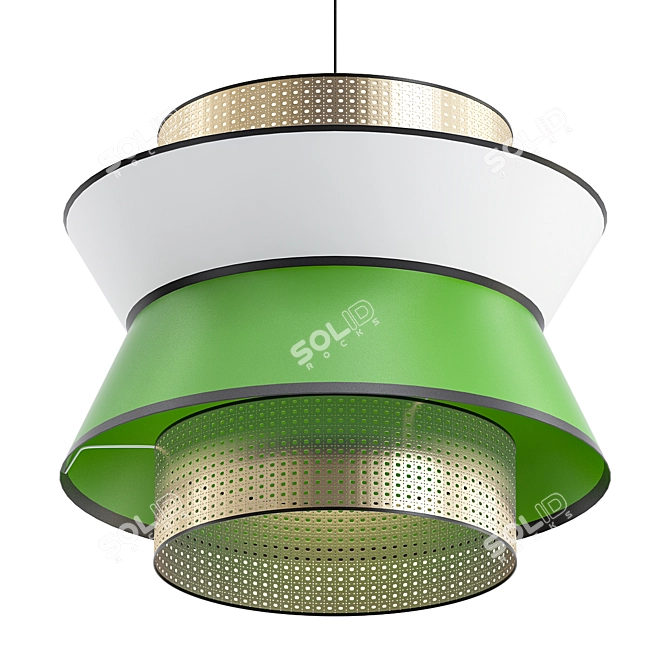 Singapour XXL Pendant Light 3D model image 1