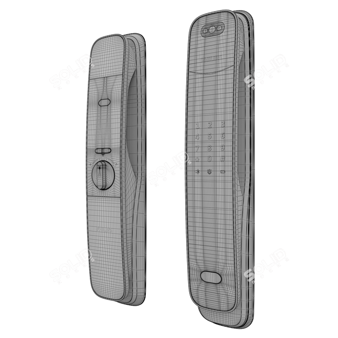 Secure Your Space with Philips EasyKey 3D model image 3