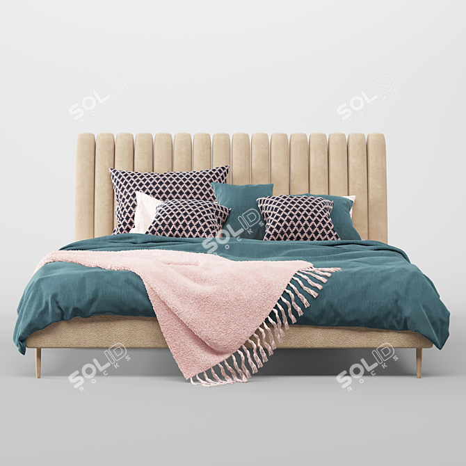 Luxury Boca Do Lobo Bed 3D model image 2