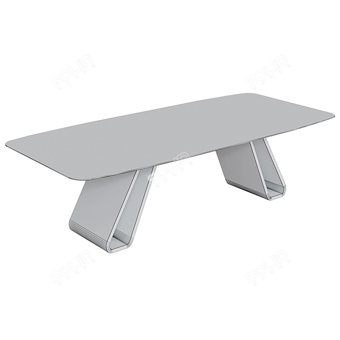 Kronco Ange: Revolutionary Ceramic Dining Table 3D model image 2