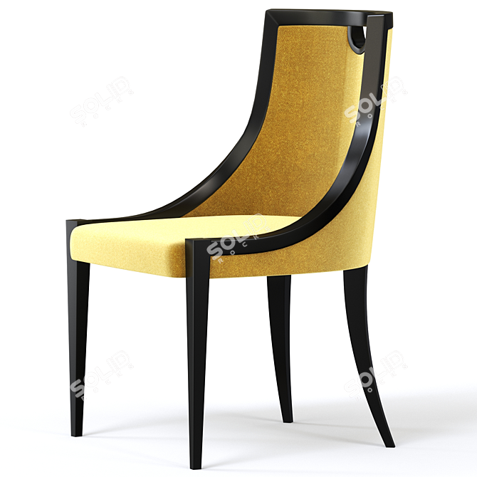 KARAB Upholstered Fabric Chair 3D model image 3