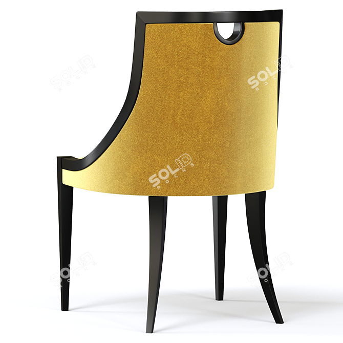 KARAB Upholstered Fabric Chair 3D model image 4