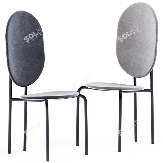 Elegant Michelle b Chair SP01 3D model image 1