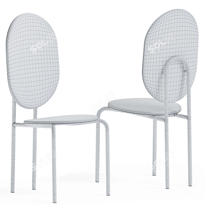 Elegant Michelle b Chair SP01 3D model image 3