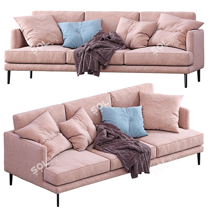 ForEx Sofa Paraiso: Timeless Elegance for Your Home 3D model image 2