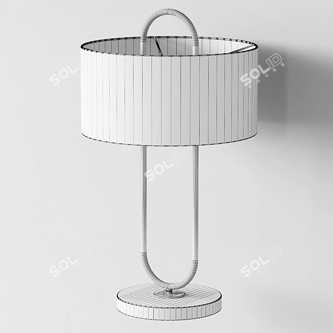 Modern Matte Table Lamp 3D model image 5