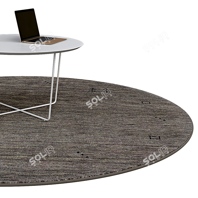 Elegant Circle Rugs | No. 200 3D model image 2