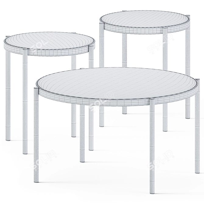  Sleek Armada Coffee Tables 3D model image 2