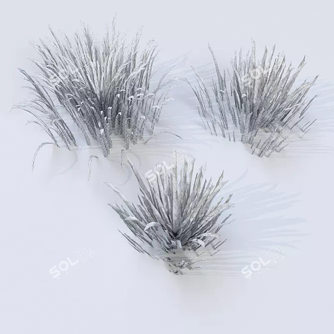 Lush Green Grass for Landscaping 3D model image 5