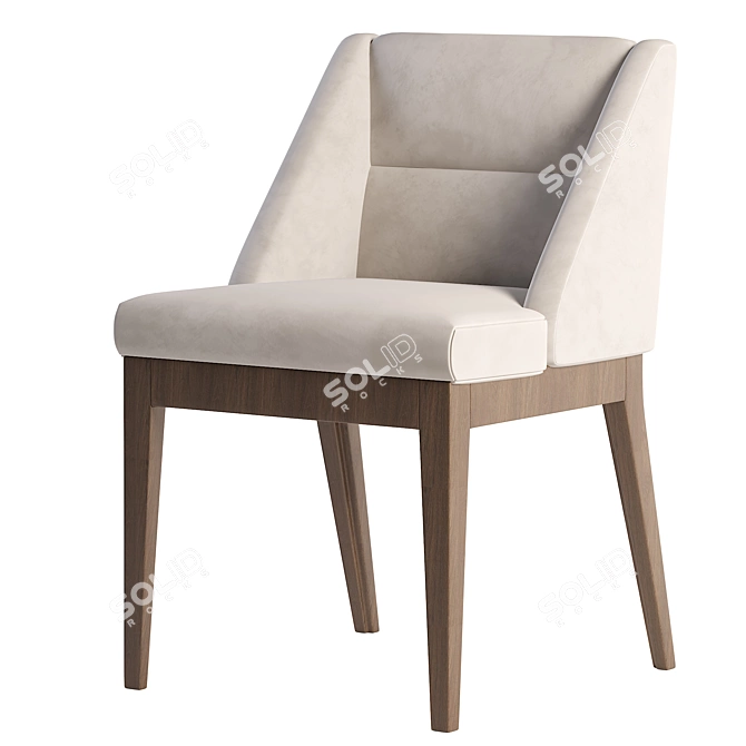 Modern Armchair: 3D Max 2014, Corona 2, Lowpoly, Exportable 3D model image 2