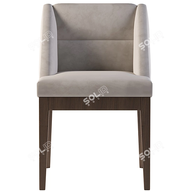 Modern Armchair: 3D Max 2014, Corona 2, Lowpoly, Exportable 3D model image 3