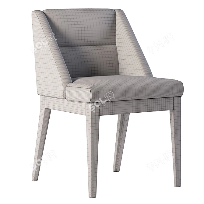 Modern Armchair: 3D Max 2014, Corona 2, Lowpoly, Exportable 3D model image 5