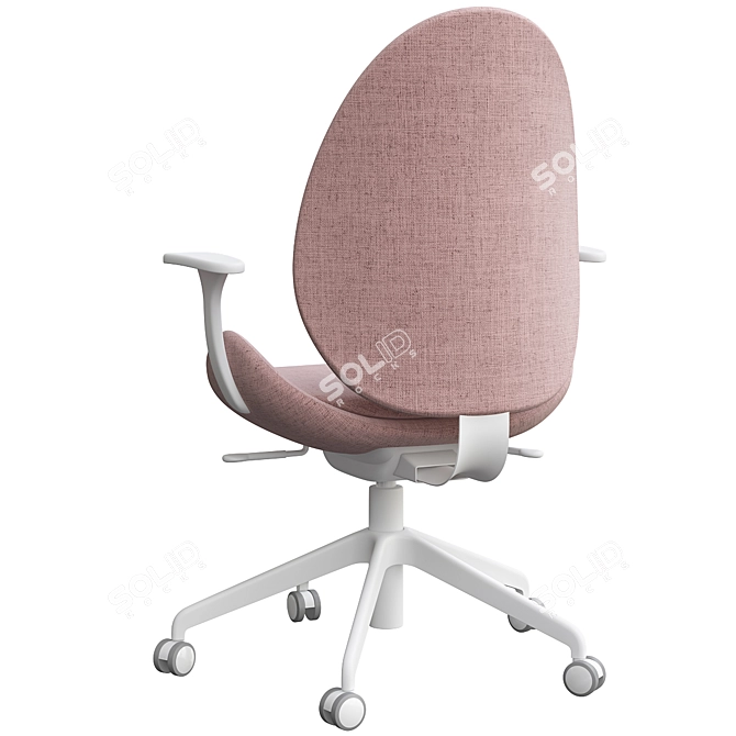 Ergonomic Hattefjäll Office Chair 3D model image 5