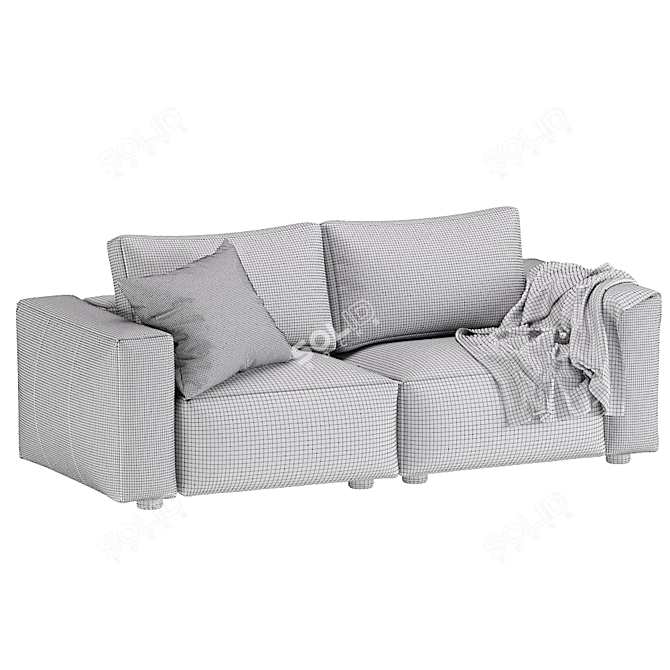 Coco Republic Soren 2-Seat Sofa 3D model image 7