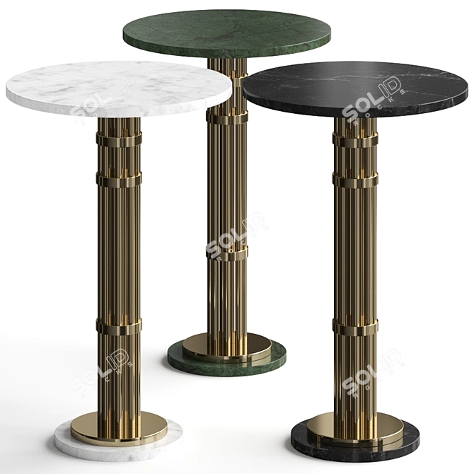  Modern Home Janis Bar Tables 3D model image 1