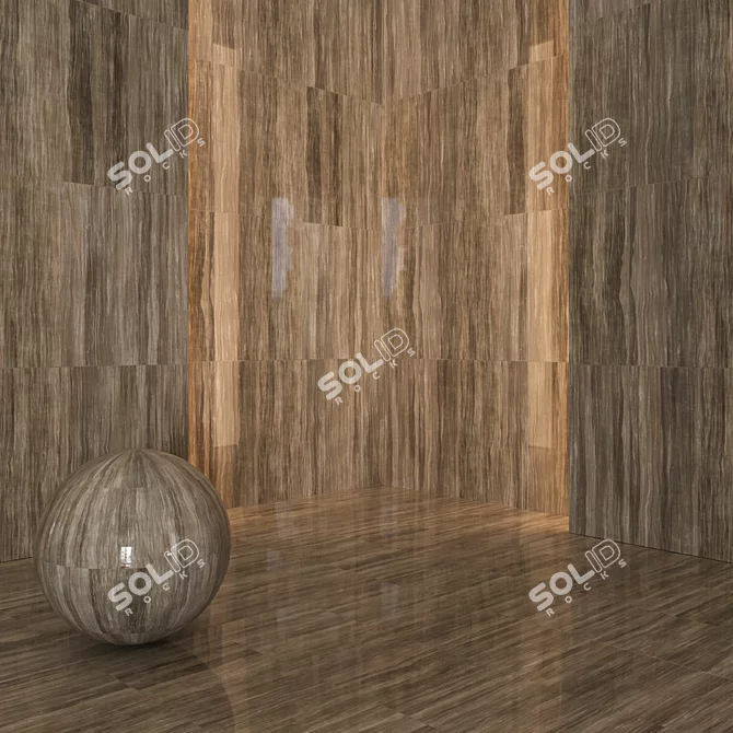  Elegant Brown Marble Slabs 3D model image 2