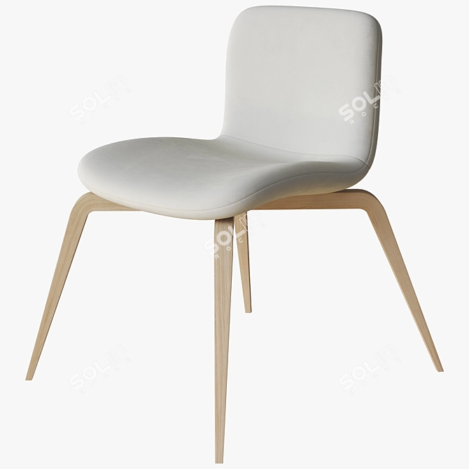 Elegant Goose Lounge Chair 3D model image 1