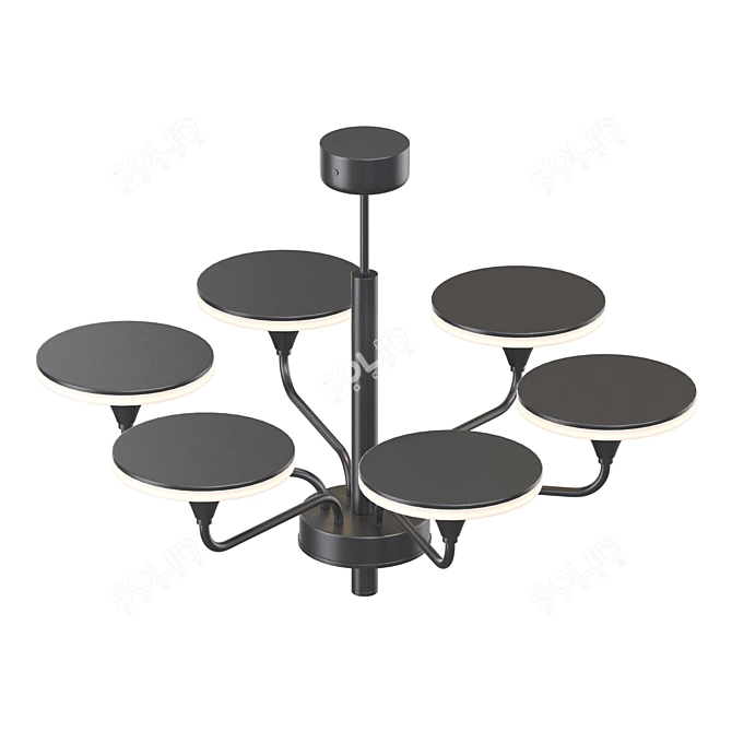 PILLAR LED Chandelier 3D model image 1