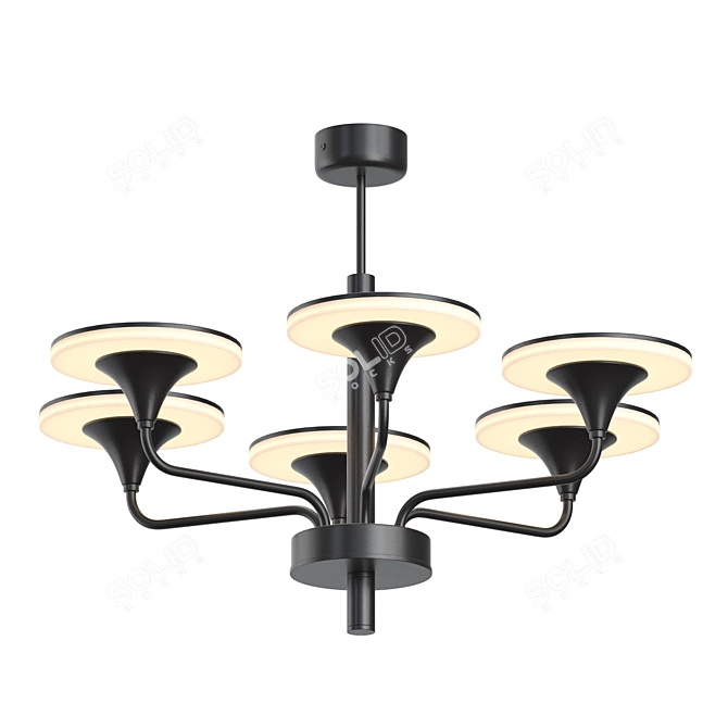 PILLAR LED Chandelier 3D model image 3