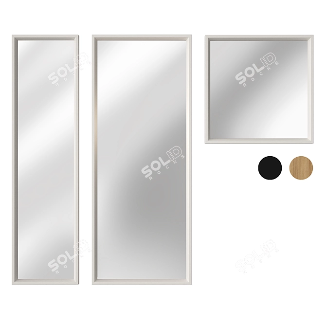 Modern NISSEDAL Mirror Collection 3D model image 1