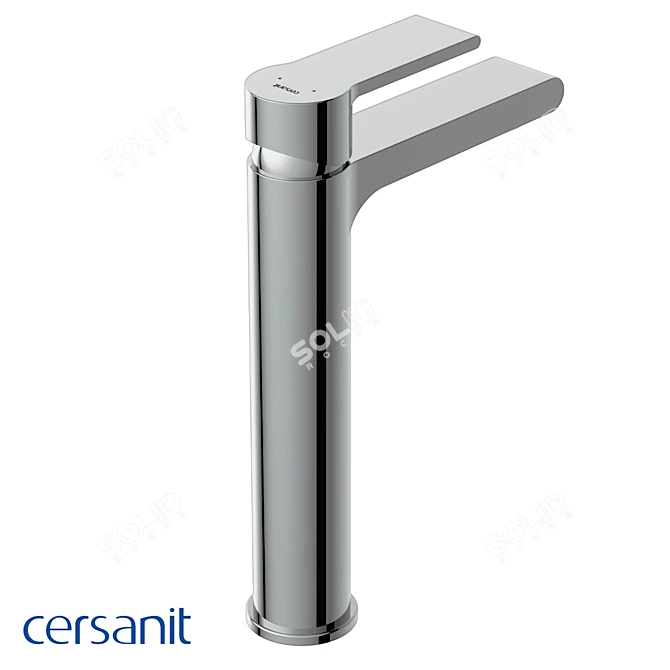 Cersanit Brasko Tall Mixer Sink 3D model image 2