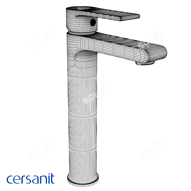 Cersanit Brasko Tall Mixer Sink 3D model image 3