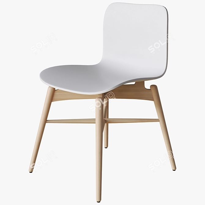 Norr11 Langue Chair: Sleek 3D Model 3D model image 1