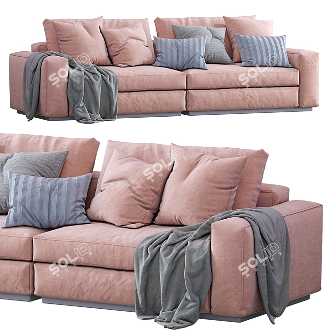 Flexform Beauty Sofa - Modern and Stylish 3D model image 1