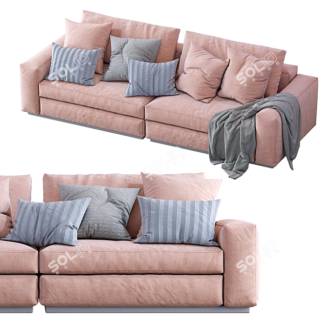 Flexform Beauty Sofa - Modern and Stylish 3D model image 6