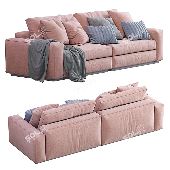 Flexform Beauty Sofa - Modern and Stylish 3D model image 7